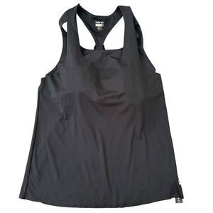 Hind black built in bra athletic tank top size S NWT